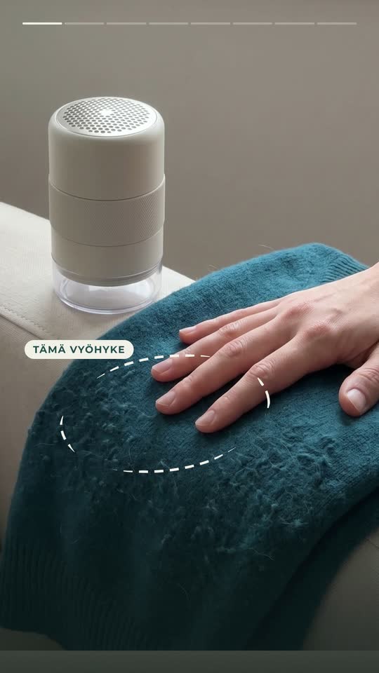 NUKKA fabric shaver, explainer